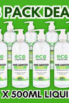 Canada bulk hand sanitizer liquid in a bundle pack deal with eight 500mL bottles.