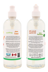 Side view of Eco Company dish soap with description and ingredients.