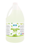 Eco-friendly dish soap bergamot lime in a 4 liter jug for wholesale, perfect for customers to bulk up on dishwashing soap and refill their own bottles. 