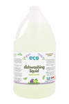 Eco-friendly dish soap lavender lime in a 4 liter jug for wholesale, perfect for customers to bulk up on dishwashing soap and refill their own bottles. 