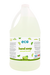 Eco-friendly bergamot lime hand soap in a 4-liter jug for wholesale, ideal for customers to bulk up on hand soap and refill their own bottles