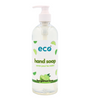 Eco hand soap bergamot lime in a 500ml ready-to-use bottle for wholesale, ideal for eco-friendly retailers.