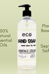 This eco friendly hand soap is scented with 100% natural essential oils, is septic safe, and has a plant-based formula.