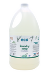 Eco-friendly laundry soap eucalyptus in a 4 liter jug for wholesale, perfect for customers to bulk up on laundry soap. 