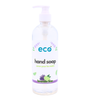 Eco hand soap in a 500ml ready-to-use bottle for wholesale, ideal for eco-friendly retailers.